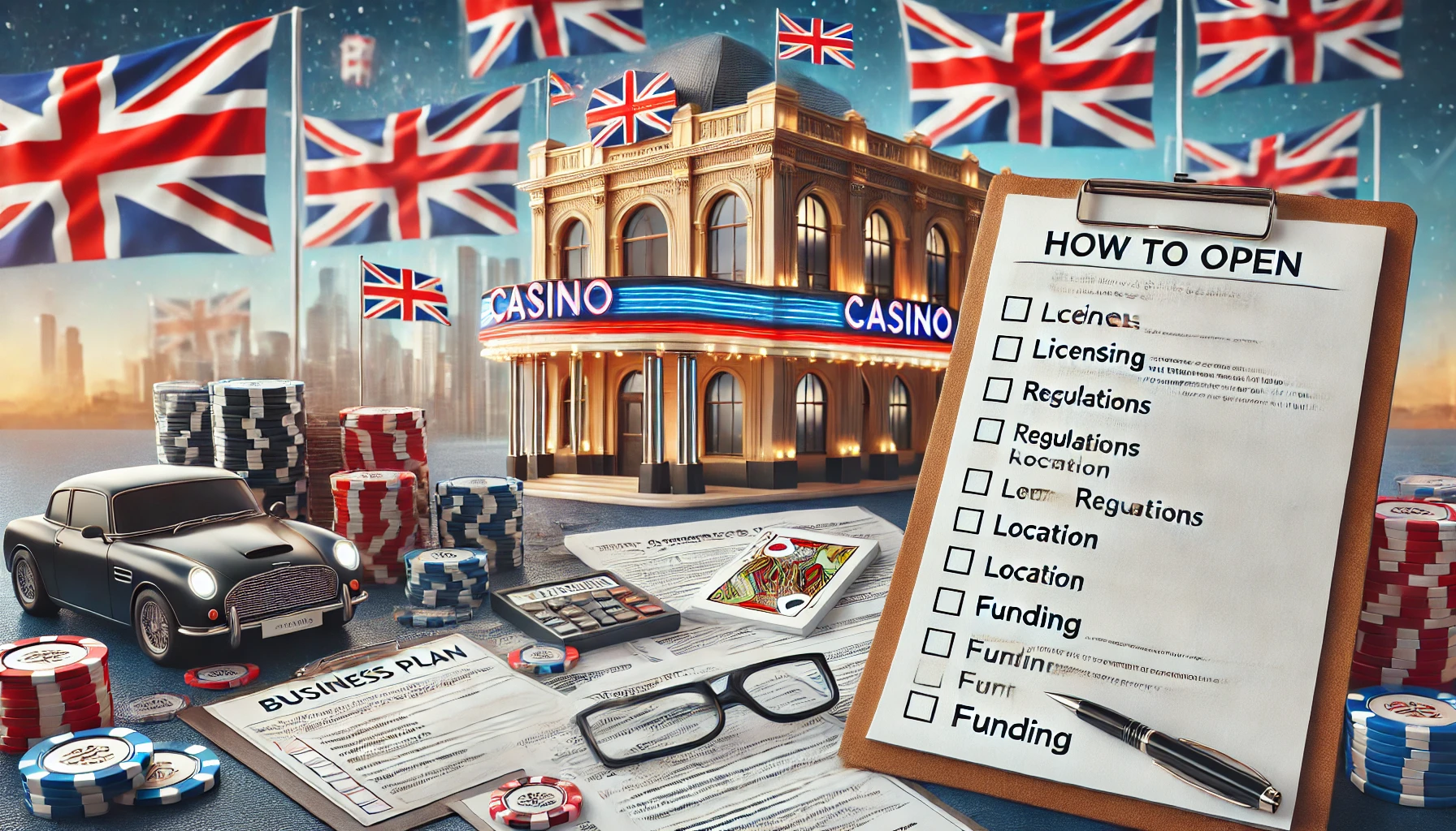 how to open a casino uk